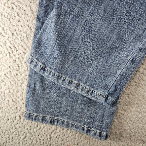 Wrangler Jeans Womens 3 (28x32) Blue Mid Rise Straight Leg Western Chore Cowgirl - Picture 15 of 16